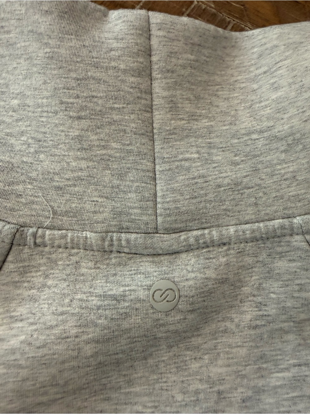 CALIA’s Women’s Soft Scuba 1/4 Zip Pullover Color Light Gray Size Small - Picture 5 of 7